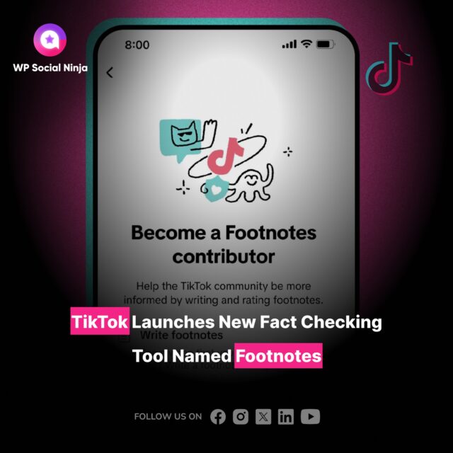 Similar to the Community Notes of X, TikTok launches its very own Footnotes. Now TikTok users will be able to add facts and references to any controversial clips to reduce confusion and misunderstanding.