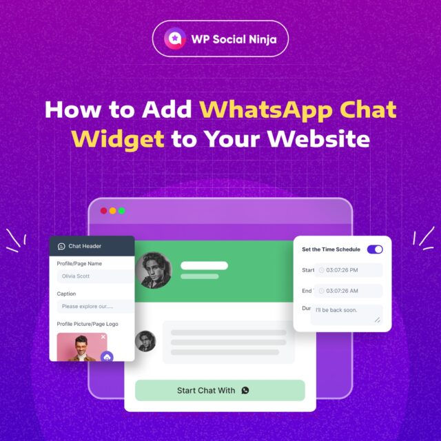 Add WhatsApp chat widgets on your website for better, faster, and smoother customer support. Here's how to do it.👇

🔗https://wpsocialninja.com/how-to-add-a-whatsapp-chat-widget-for-your-website/