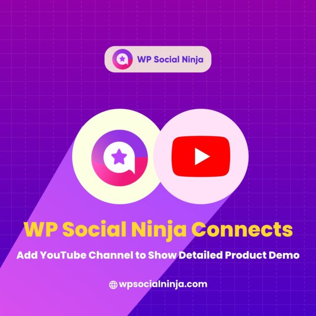 Connect your YouTube channel to WordPress and let your product videos speak louder than words. Build trust, boost engagement, and grow subscribers with WP Social Ninja. 

Explore more features here.👇
🔗https://wpsocialninja.com/platforms/youtube-feed/

#YouTubeMarketing #WordPress #Plugins
