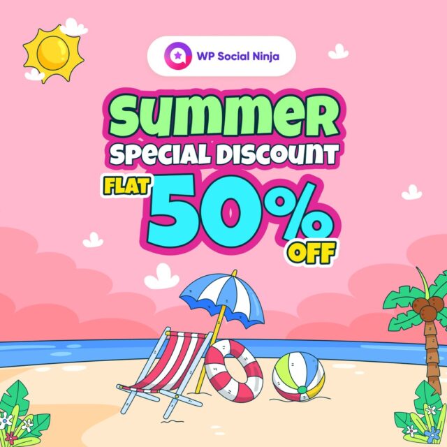 🌞Summer’s heating up—and so is this deal! Your favourite social media plugin—now half the price! Save flat 50% this summer with WP Social Ninja.

Don't miss out.👇
https://wpsocialninja.com/discount-deal/

#SummerDeal #WPSocialNinja #WordPress #Plugins