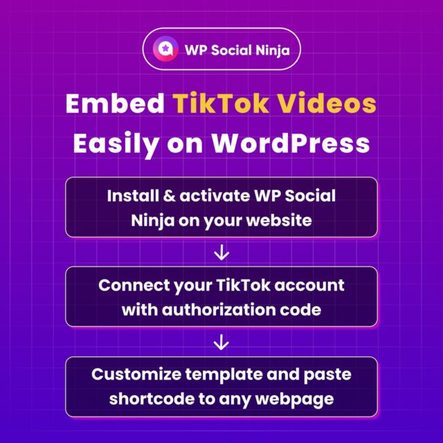 Enhance your WordPress site with engaging TikTok content. Explore more details about the integration process in our article.👇 
🔗 https://wpsocialninja.com/embed-tiktok-video-on-wordpress-website/ 

#TikTokMarketing #TikTokVideos #WordPressWebsites