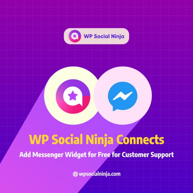 Fast and responsive customer support made easy with WP Social Ninja's free Messenger widget.🧑‍💻

Explore the Chat Widget page for all the details!👇

🔗https://wpsocialninja.com/platforms/social-chat/

#ChatSupport #CustomerService