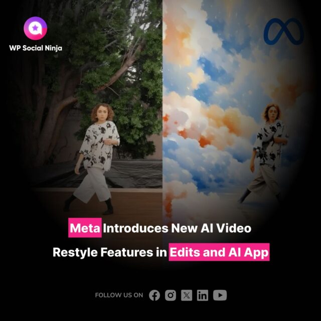 Meta’s new Restyle tool in Meta AI and Instagram’s Edits lets users transform their short videos using 50+ preset AI styles.

This feature is free for now, but Meta may introduce paid plans as it develops more advanced customization features.

#MetaAI #InstagramEdits
