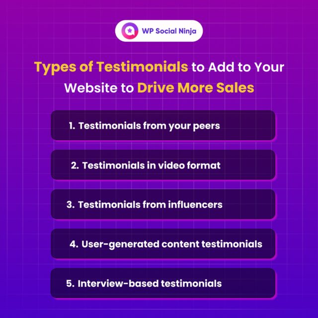 Though trust in online stores is hard to earn, testimonials have the greatest impact. You can see some important types of testimonials in the image. 

Check our article for more details: 
https://wpsocialninja.com/testimonial-examples-for-business-success/