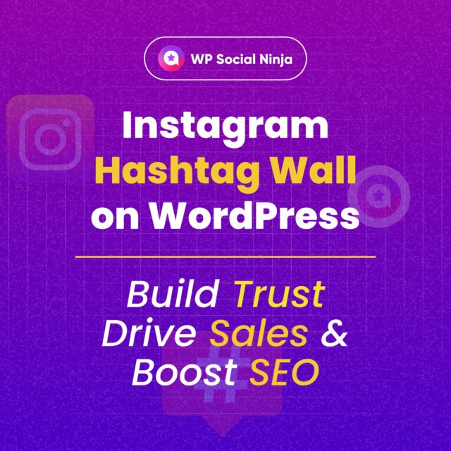 Turn customer posts into profit! Add an Instagram hashtag wall to your site and watch the magic happen. Learn how to do it right here.👇

🔗https://wpsocialninja.com/instagram-hashtag-walls/

#InstagramMarketing #businessgrowth  #wordpress