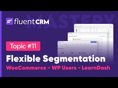 Easy User Activity-based Segmentation with FluentCRM