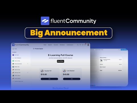 Big Announcement for FluentCommunity Users 🚀 Join Shahjahan Jewel's Live with AMA!