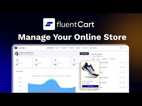 How to Manage Your Online Store in WordPress | FluentCart