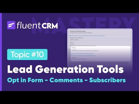 Best Ways to Generate Leads with FluentCRM & Collect Subscribers